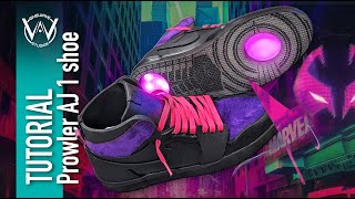 Part 1: ATS Earth 42 Prowler EVA foam AJ 1 cosplay shoe props ( TUTORIAL )