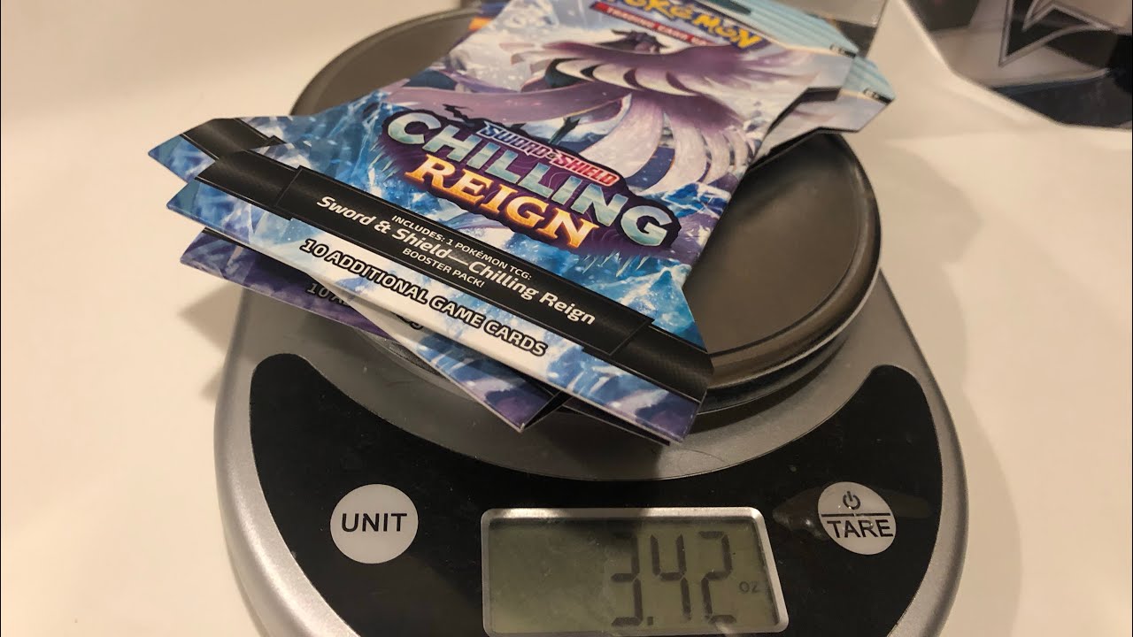 Can you weigh Astral Radiance Packs? Weighing Packs Experiment Does