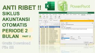 Automate 2-month Financial Reports with POWER PIVOT and PIVOT TABLE #excel #accounting
