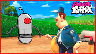 Friday Night Funkin Vs Djentbot Giant Robot Animation Meme Fnf Djentbot Animation