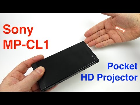 Sony MP-CL1 Pocket 720p HD Laser Projector - REVIEW