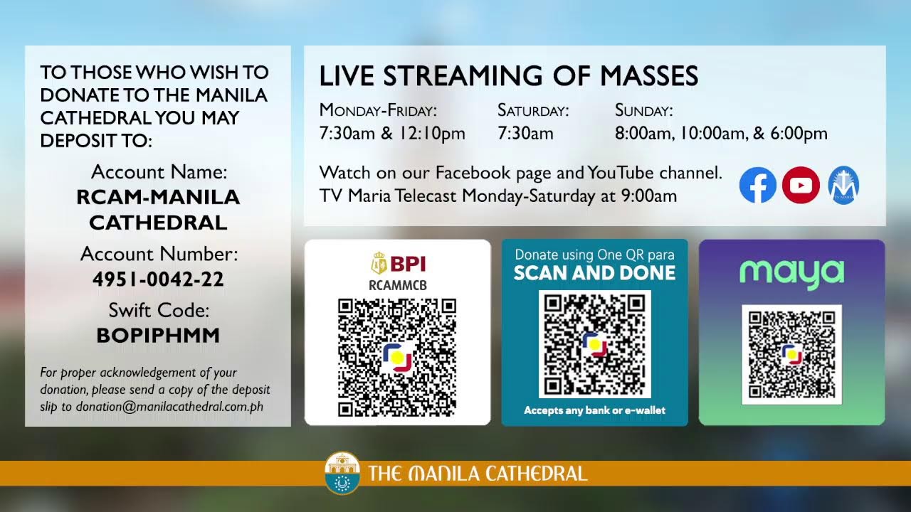 Daily Mass at the Manila Cathedral - March 07, 2026 (7:30am)