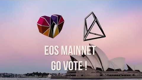 EOS MainNet GO Vote and Next Steps - GenerEOS