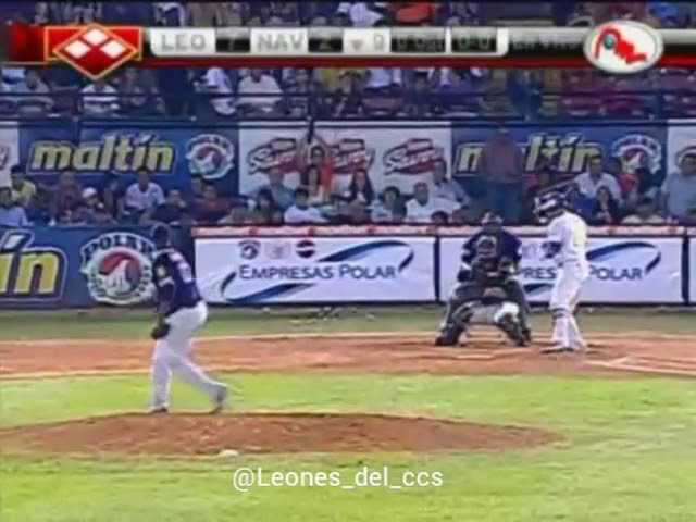 Último inning Campeón Leones del Caracas ante Navegantes del Magallanes, 2009-2010. #LVBP class=