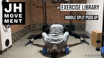 Middle split push up