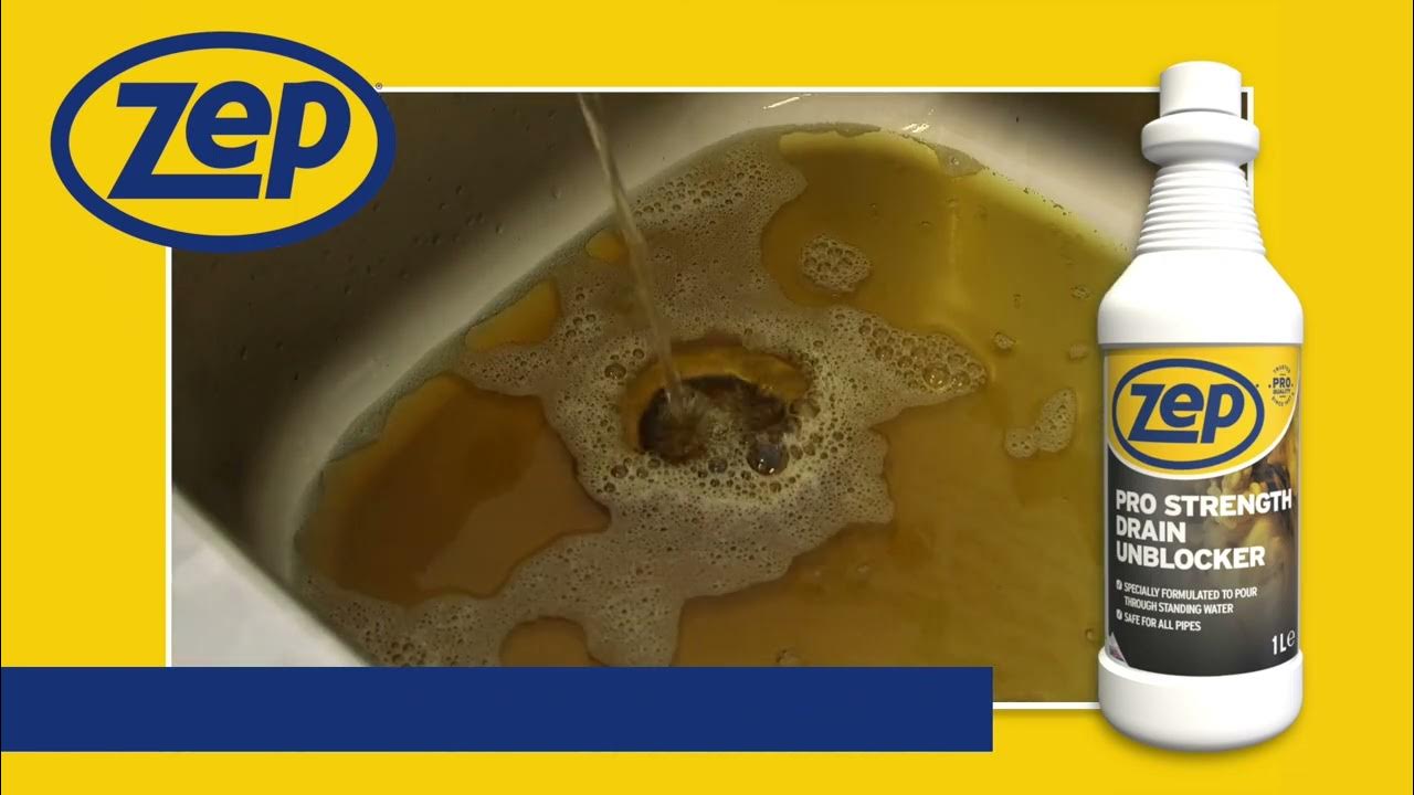 ZEP Pro Strength Drain Unblocker YouTube