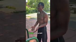 Shredded 65 Year Old Explains How To Hit Your Tricep Muscles To An Entire Park