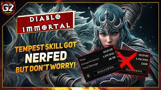 TEMPEST NERFED on Day 1 | This is Why & Don't Worry | Diablo Immortal