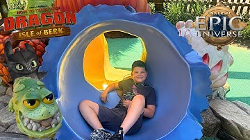 Caleb Goes to HOW TO TRAIN YOUR DRAGON - Isle of BERK at EPIC UNIVERSE in UNIVERSAL ORLANDO