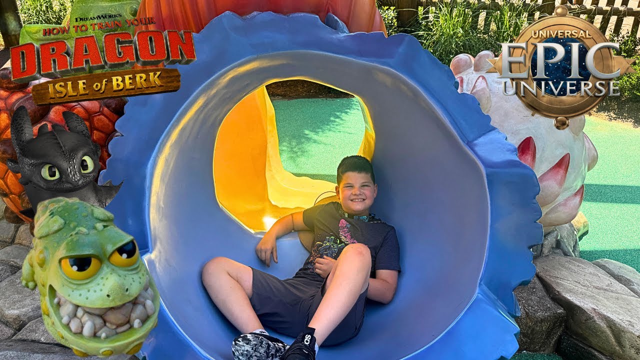 Caleb Goes to HOW TO TRAIN YOUR DRAGON - Isle of BERK at EPIC UNIVERSE in UNIVERSAL ORLANDO