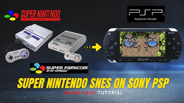 [PSP] How to Install Super Nintendo ROMs Games on PSP? | SNES/SFC on Sony Playstation Portable 2021