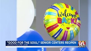 'A little slice of heaven': Seniors celebrate reopening of Lexington Senior Center