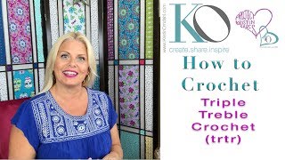 Triple Treble Crochet (trtr): Kristin Omdahl's Crochet Stitch Library