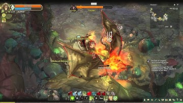 Tree of Savior CBT - Gaigalas Boss Fight Solo at Sunset Flag Forest with 117 Paladin