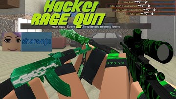 Making A Hacker RAGE QUIT In Counter Blox!