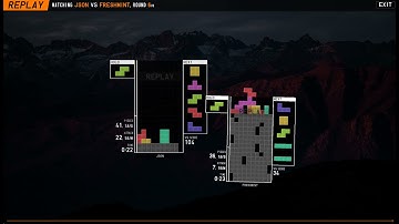 tetris | when sending garbage literally loses you the game