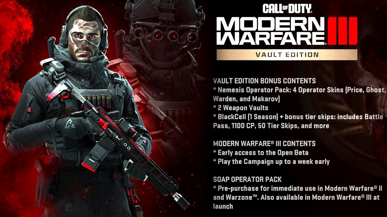 Call of Duty: Modern Warfare III: Pre-Order Bonuses