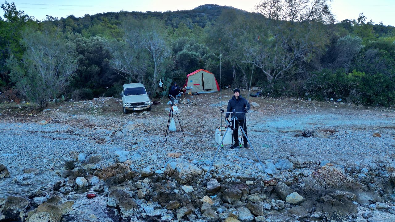 BUZLUK DOLDU!!BABA OĞUL BALIĞIN İÇİNDEN GEÇTİK!! #balıkavı #kamp #fishing