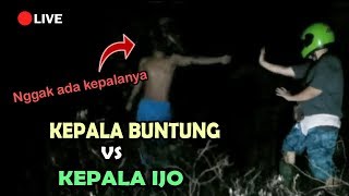 K3PALA BUNTUNG ASLI NYATA | Baku Hantam Helm ijo