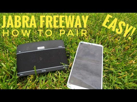 How to Pair Jabra Freeway to a Smartphone - YouTube