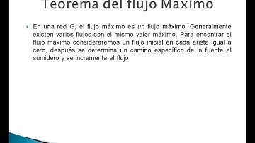 algoritmo de flujo maximo
