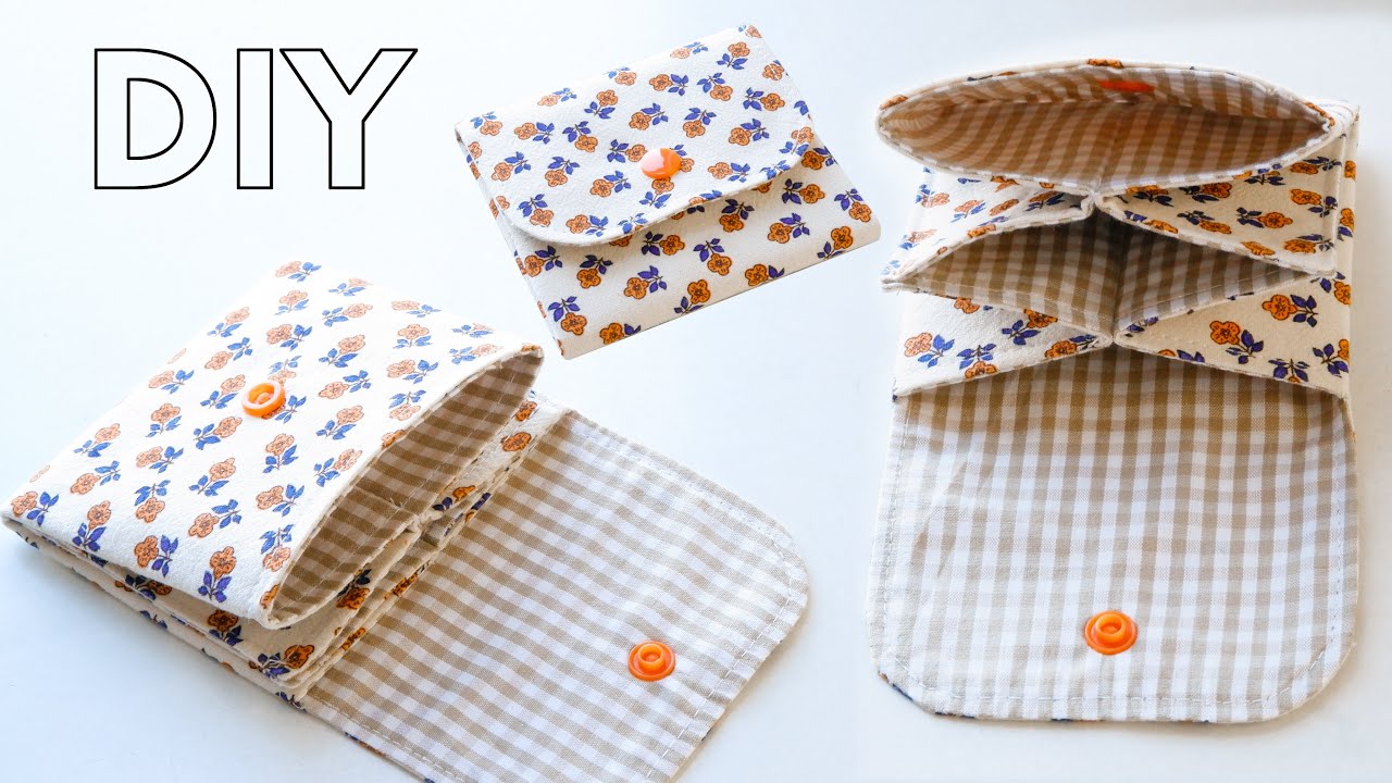 DIY Coin Purse / Mini Pouch / Sewing Project / Thuy Craft 