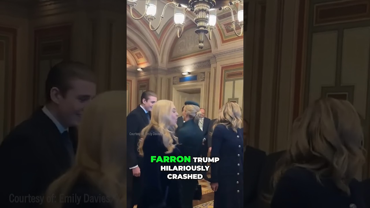 "Barron Trump Hilariously Crashes Group Photo Before His Father’s Historic Inauguration"