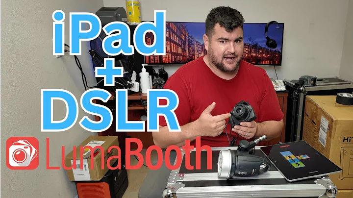 How to use a DSLR camera with and iPad Photo Booth - LUMABOOTH AND CANON R100