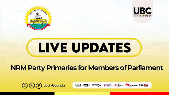 LIVE: NRM PARTY PRIMARY ELECTIONS, INSTANT UPDATES COUNTRYWIDE I JULY 17, 2025