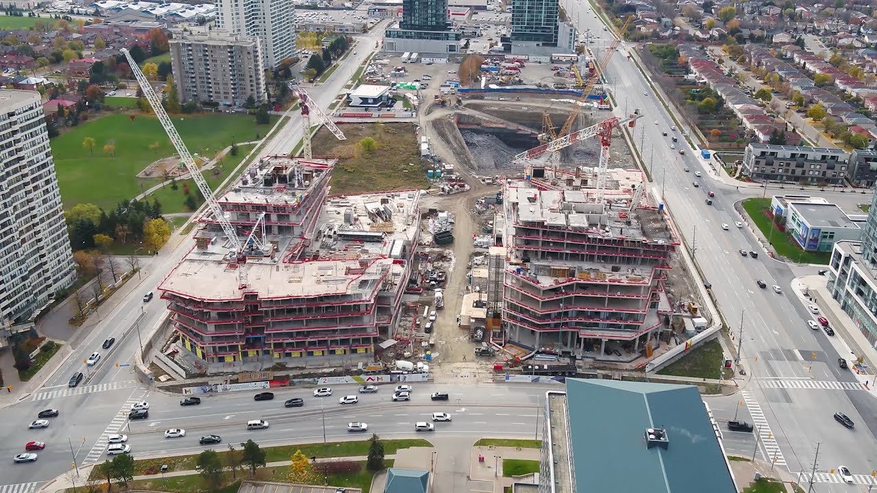 M City Four Condominiums, Mississauga - Construction Site