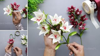 DIY Satin Ribbon flowers, How to make ribbon crafts, Ribbon flower  decoration ideas