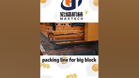 Auto compression and roll packing production line for big blocks