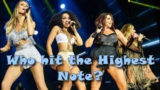 Highest Note in Each one Of Little Mix's Studio Songs