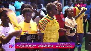 KEN BROTHERS MINISTRRED WITH EMPRESS GIFTY AND THE MEMBERS WERE BLESSED.....REP YOUR JER.....