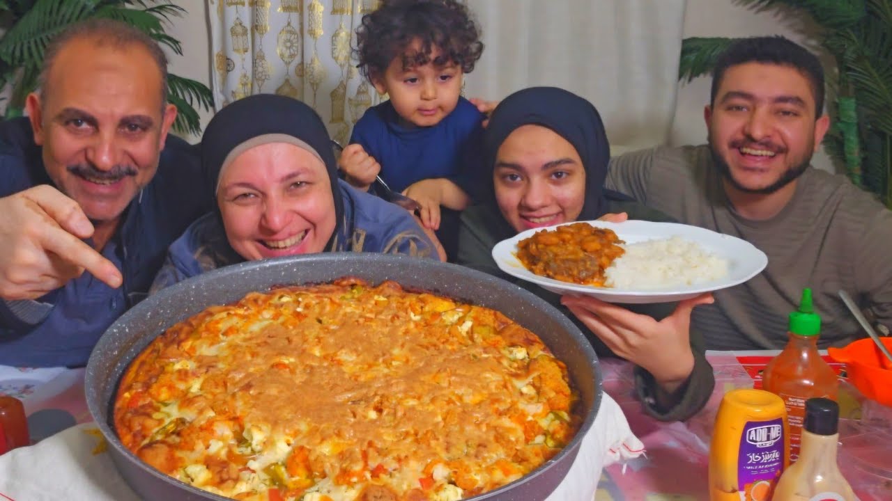 عملتلهم البيتزا🍕 ام كيلو متزريلا🧀 وطلعت فظيعه كان اجمل فطار رمضانى🌙