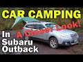 Subaru Outback Car Camping Setup - A Closer Look
