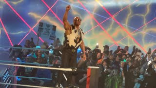 THE ROCK AND ROMAN REIGNS ENTRANCE IN BROOKLYN #WWERAW 4/1/24 #WRESTLEMANIA