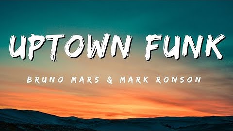 Uptown Funk - Mark Ronson (Lyrics) ft. Bruno Mars