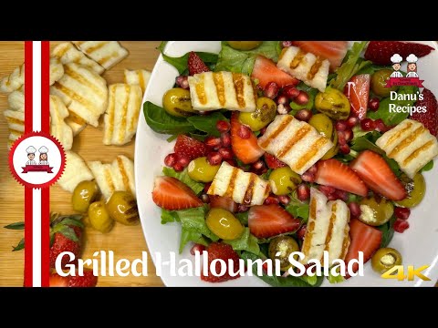 Easy Grilled Halloumi Salad | Healthy Recipes | You must try at home | @YummybyDanuShashi