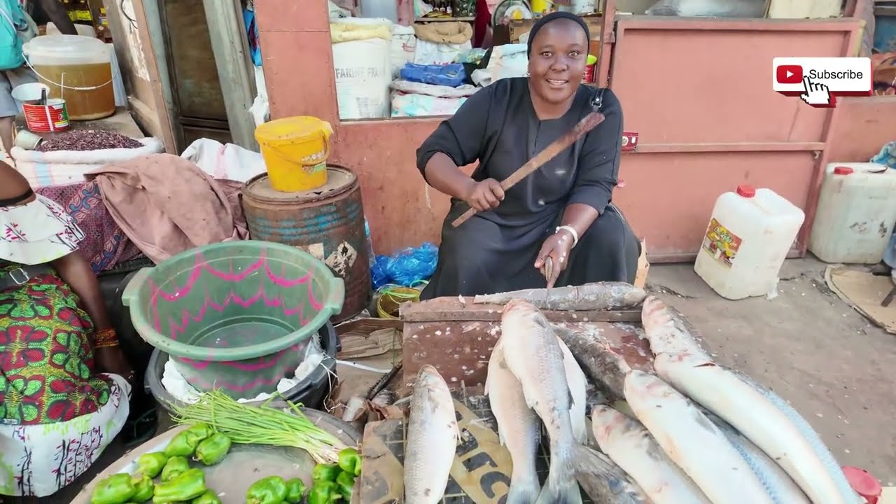My SEREKUNDA market experience: local life in The GAMBIA | cooking Traditional BENACHIN food | Pt1