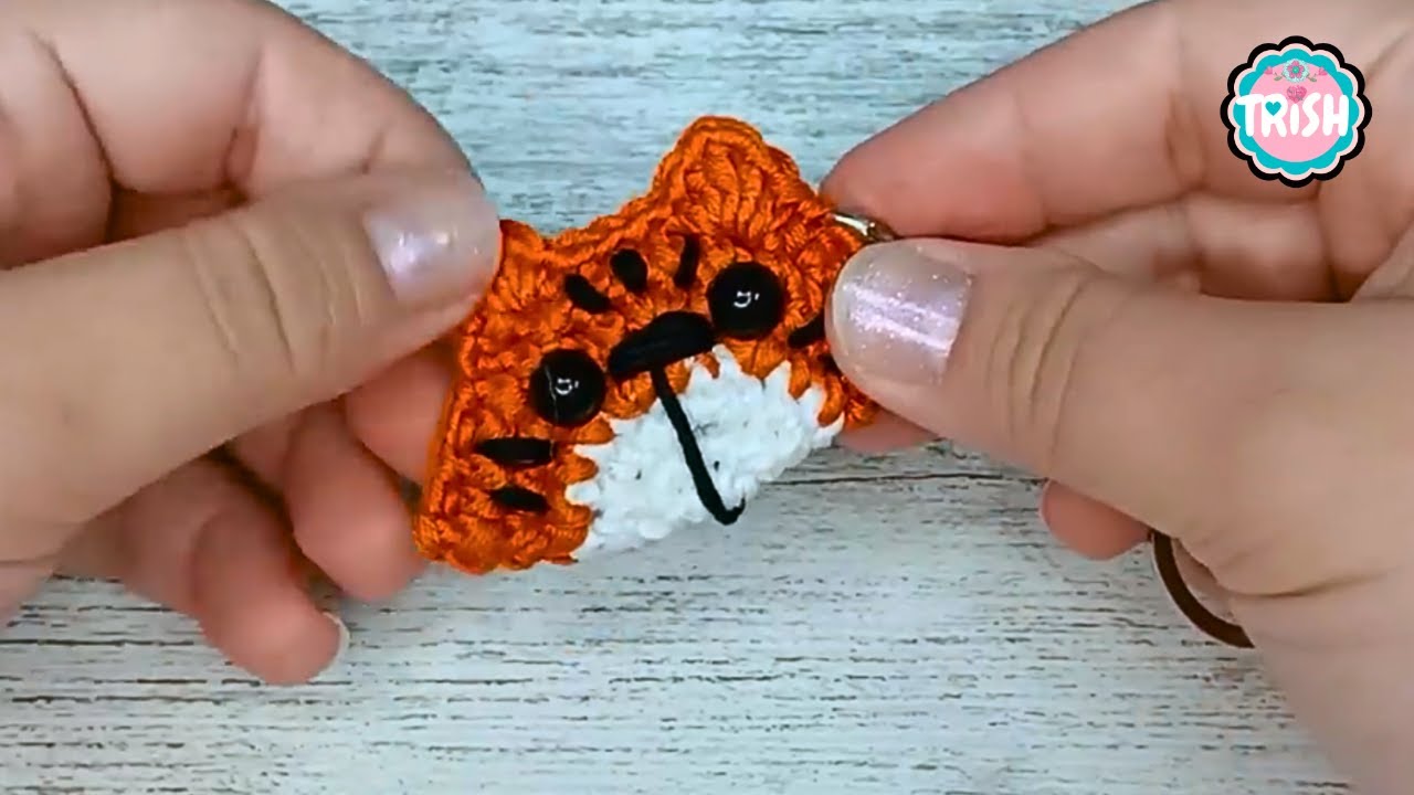 🐯 ¡Teje un Mini Tigre Llavero en Solo 10 Minutos! Ideal para vender rápido y sin esfuerzo 💰