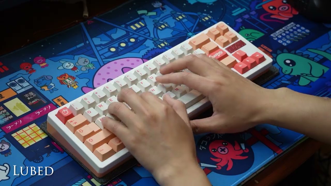 Hippokeys Unicorn Switches - Stock vs Lube Sound Test
