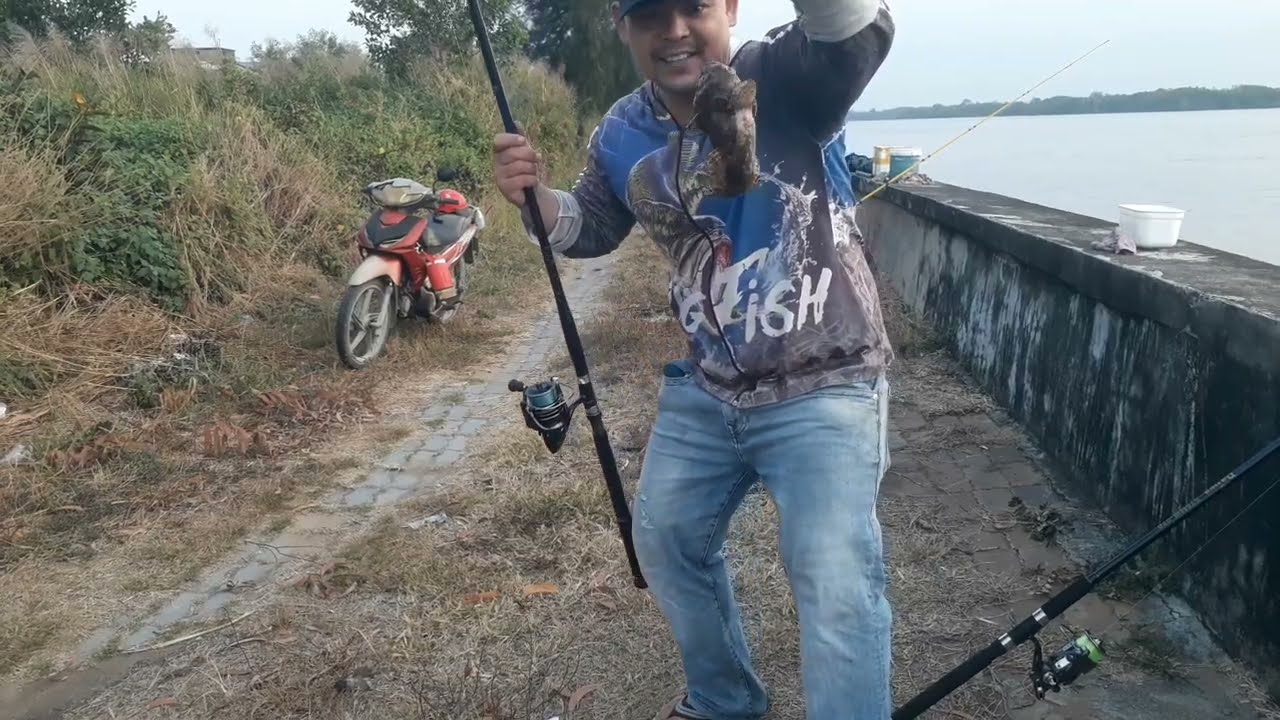 Khai cần đầu năm, dính mao ếch to#câu cá cần giờ