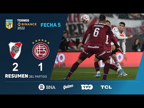 #TorneoBinance | Fecha 5 | resumen de River - Lanús