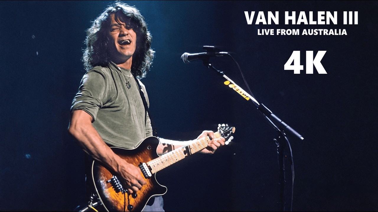 洋楽 Sydney Van Halen LIVE : Sydney, Australia 1998 4K - YouTube