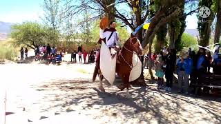 desfile de fortines, fiesta patronal en finca Pucara sur de la provincia de salta (octubre 2021)