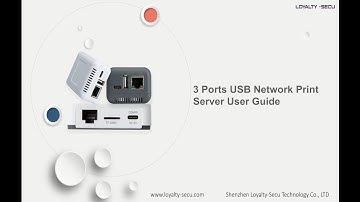 3 USB Ports Wired Network Print Server User Setting Guide