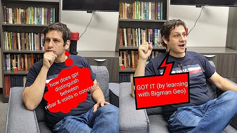 HOW DOES GROUND PENETRATING RADAR (GPR) DISTINGUISH BETWEEN REBAR AND VOIDS IN CONCRETE?