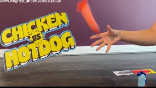Chicken vs Hotdog Flipping Fun Game Review | First Play Through Board Gam Review