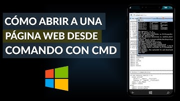 Cómo Abrir a una Página Web Desde un Comando con CMD Fácilmente